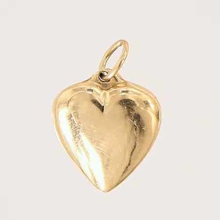 Hänge, hjärta, 15x11mm, 18K  Vikt: 0,5 g
