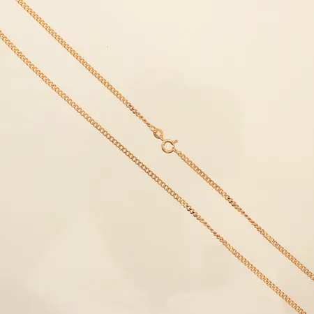 Kedja Pansar ca 45,5cm, bredd ca 2,3mm, 18K Vikt: 9,9 g