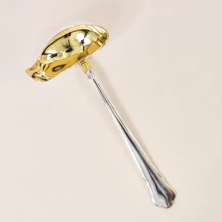 Såsslev, längd 16cm, förgylld insida, silver 830/1000 Vikt: 44,9 g