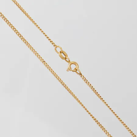 Kedja, Pansarlänk, längd:45cm, bredd:1mm, Balestra, 18K Vikt: 4,1 g