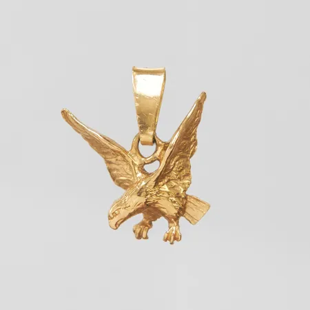 Hänge, Fågel, 15x13mm, 18K Vikt: 1 g