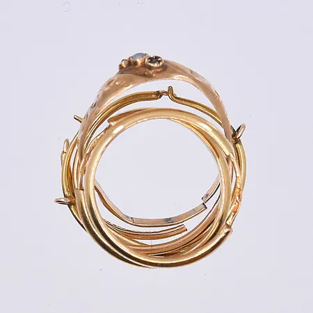 Diverse defekt guld, 18K. Vikt: 4,8 g