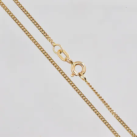 Kedja Pansar, 50cm, bredd 1,4mm, 18K  Vikt: 3,9 g