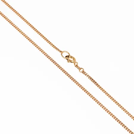 Kedja, Pansar i 18K guld. Den är 38 cm lång, är 1,7 mm bred och väger 4,5g. 750 & svensk importstämpel.