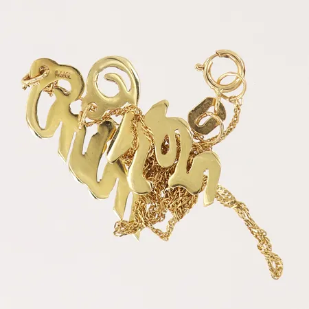 Guldskrot, defekt, 14K.  Vikt: 1,6 g