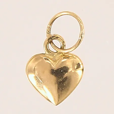 Hänge, hjärta, 10x6mm, 18K Vikt: 0,1 g