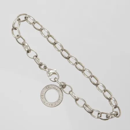 Silverarmband, Thomas Sabo, Charm Club, längd: 17,5cm, bredd: 2-5mm, 925/1000 Vikt: 8,3 g