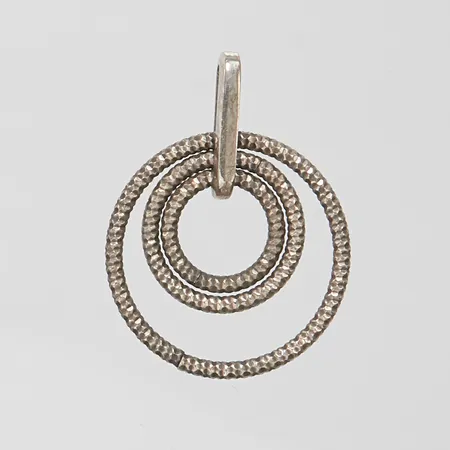 Silverhänge, facetterade ringar, 26x20mm, GHA, 925/1000 Vikt: 1,9 g