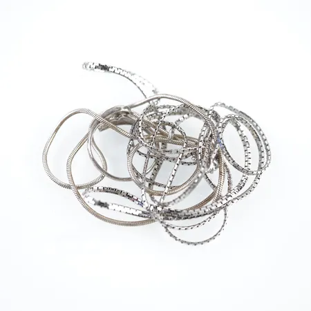 Diverse silversmycken Vikt: 13,5 g