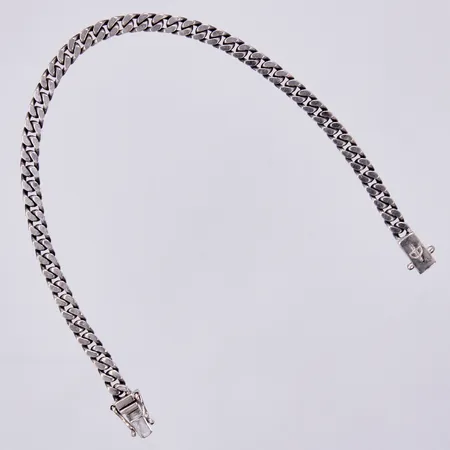 Armband Pansar, längd: ca 19cm, bredd: ca 4mm, Balestra Italien, 925/1000 silver Vikt: 11,8 g