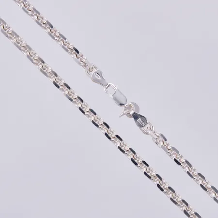 Kedja Ankar, längd: ca 50cm, bredd: ca 5mm, GHA, 925/1000 silver Vikt: 34,3 g