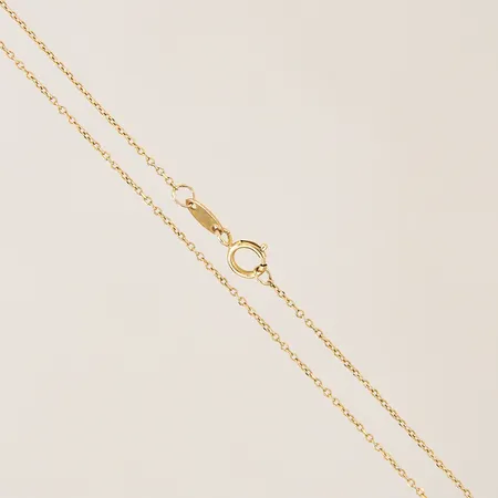 Kedja Ankar, längd: 46cm, bredd: 0,6mm, 18K Vikt: 1,2 g
