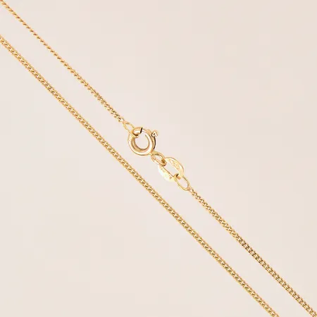 Kedja Pansar, längd 60cm, bredd 1mm, Balestra, 18K Vikt: 3 g