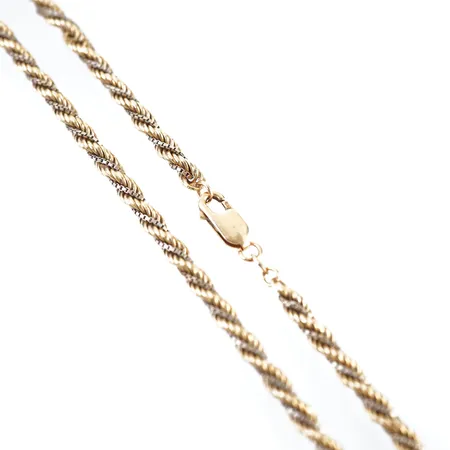 Collier, 42cm, bredd 5mm, 18k Vikt: 16,5 g