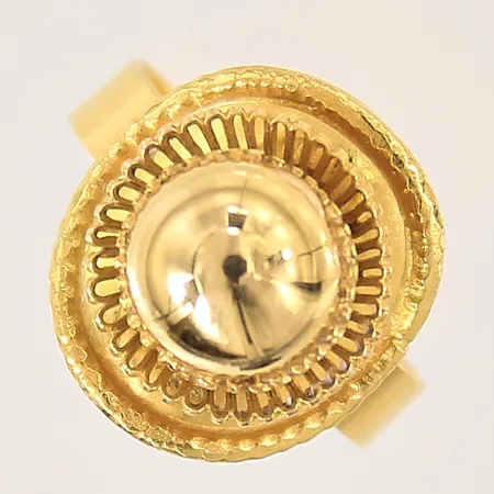 Ring, stl: 16, bredd: 3,6mm, justerbar, 18K  Vikt: 3,6 g