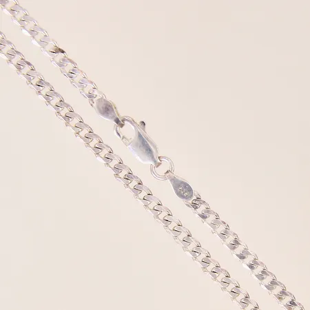 Kedja Pansar, längd 50,5cm, bredd 3mm, silver 925/1000 Vikt: 8 g