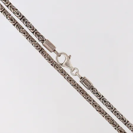 Kedja Kejsar, längd 60cm, bredd 4mm, silver 925/1000.  Vikt: 54,4 g