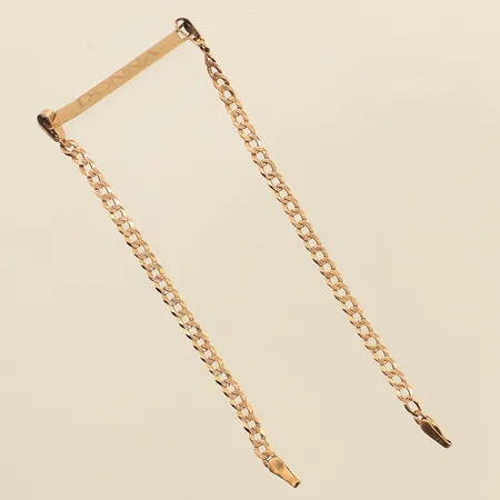 Armband, defekt, gravyr, 14K  Vikt: 1,9 g