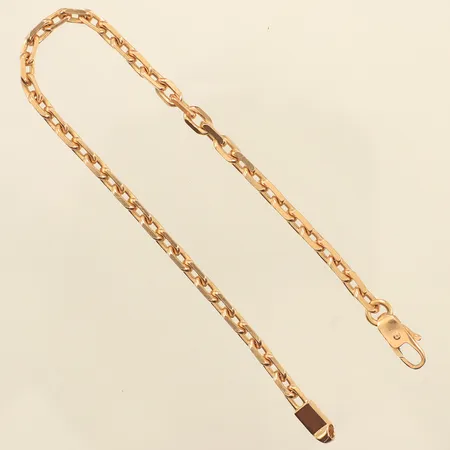 Armband Ankar, längd 23cm, bredd 4,4mm, 14K Vikt: 15,8 g