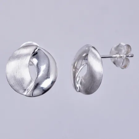 Ett par örhängen, Ø13mm, GHA, 925/1000 silver Vikt: 3 g
