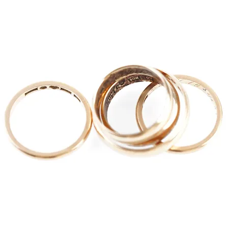 Diverse guld, 18k Vikt: 17,8 g