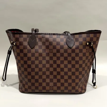 Väska Louis Vuitton Neverfull Damier Ebene MM, modell-nr: N41358, tillverkningsnummer: GI0186, ca 32x14x28cm, kvitto Louis Vuitton München 2016, bruksslitage, smuts/fläckar, inga övriga tillbehör