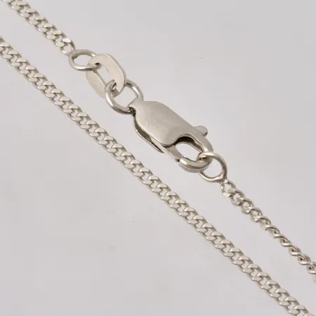 Kedja i silver, 40,5cm, Pansar, bredd 1,5mm, 925/1000, tillverkad av Guldfynd, vikt 2,8g.