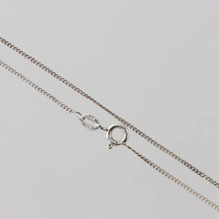 Kedja pansar, längd 38cm, bredd 1,2mm, silver Vikt: 1,7 g