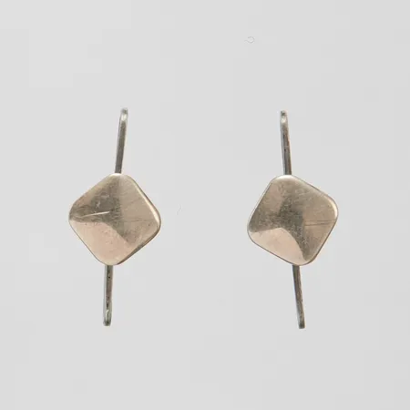 Skjortknappar, 9,5x8mm, svenska stämplar, silver, 830/1000 Vikt: 2,1 g