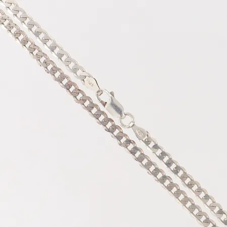 Kedja Pansar, längd 55cm, bredd 4mm, silver 925/1000.  Vikt: 13,3 g
