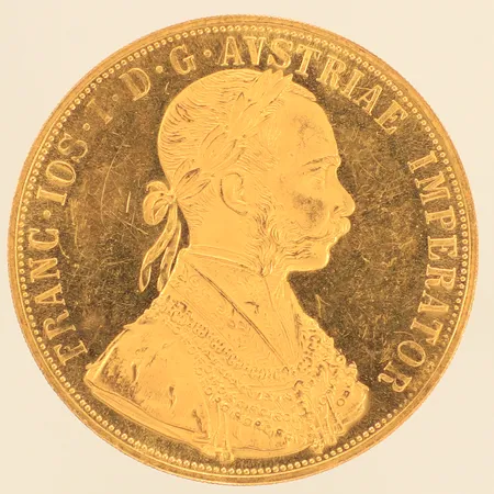 Mynt, "Franc IOS I D G Avstrial Imperator - LOD ILL REX AA 1915 Hvngar Bohem Gal", Ø39,6mm, 23K Vikt: 14 g