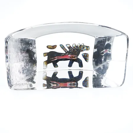 Glasskulptur "View Points" Bertil Vallien, 21cm x 12cm