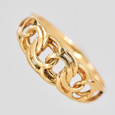 Ring Bismarck, stl 17, GHA, 18K Vikt: 1,8 g