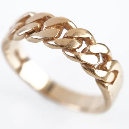 Ring, pansar, stl 21(66), bredd 6mm, 18k Vikt: 7,7 g