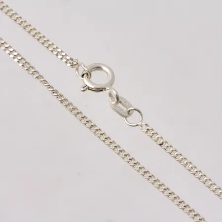 Kedja i silver, 42cm, Pansar, bredd 1,7mm, 925/1000, tillverkad i Italien, vikt 3,56g.