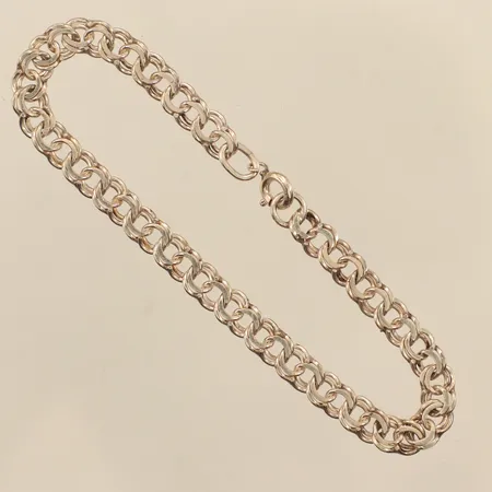 Armband Bismarck, längd 18cm, bredd ca 5,3mm, silver  Vikt: 6,3 g