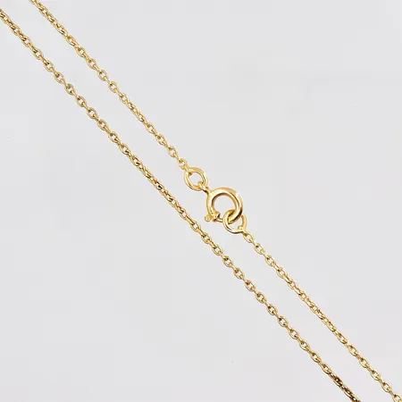 Kedja, 45,5cm, bredd 1,3mm, 18K Vikt: 3 g