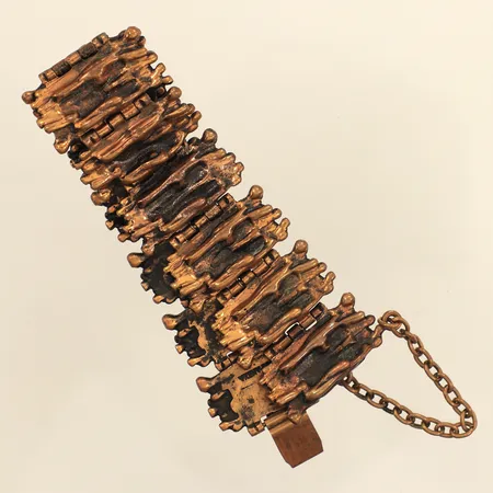 Armband, längd ca 16cm, bredd 27mm, brons, Pentti Sarpaneva