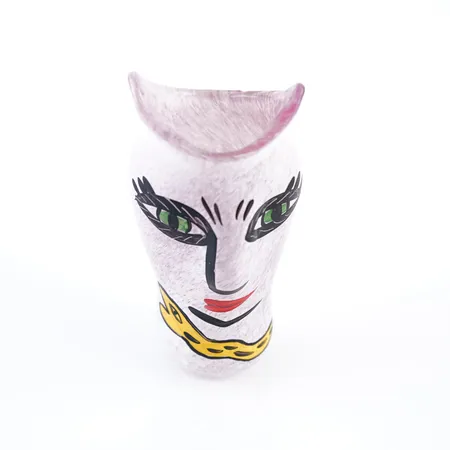 Vas, glas, Ulrica Hydman Vallien, ca 10cm