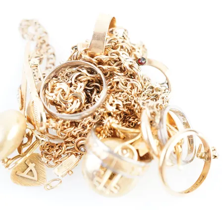 Diverse guld, 18k Vikt: 138,4 g