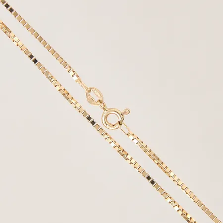 Kedja Venezia, längd 40cm, bredd 1mm, 18K  Vikt: 4,3 g