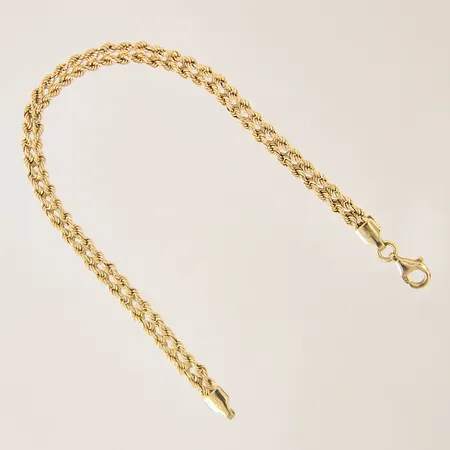 Armband Cordell, längd 17cm, bredd 4mm, 18K  Vikt: 2,7 g