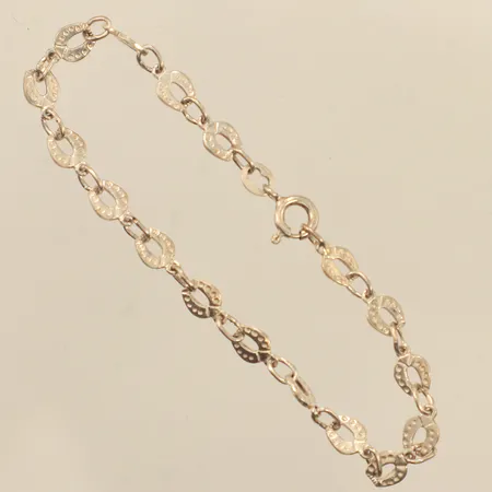 Armband, längd 16,5cm, bredd ca 3-5mm, 925/1000 silver  Vikt: 3,5 g