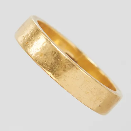 Ring, Ø20½, bredd:5mm, personlig gravyr, repig, 18K Vikt: 10 g