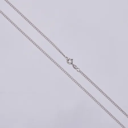 Kedja Pansar, längd: ca 46,5cm, bredd: ca 2mm, silver 835/1000 Vikt: 4,9 g