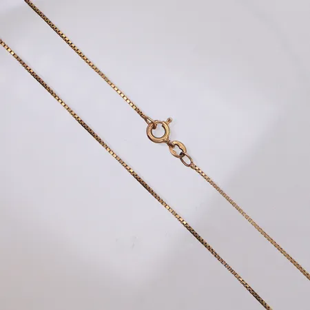 Kedja Venezia, längd 45,5cm, bredd 1mm, förgyllt silver 925/1000 Vikt: 2,6 g