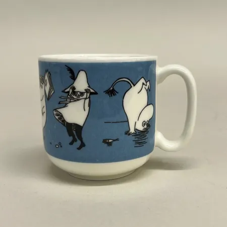 Barnmugg, Muminpojken (1992-1997), Arabia, porslin, höjd 7cm, märken