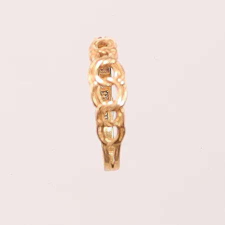 Ring Bismarck, Ø15¾, bredd:4mm, 18K 1g.