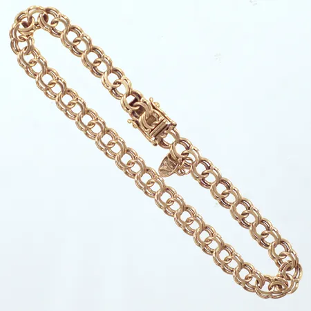 Armband Bismarck, längd 20cm, bredd 6mm, Joans, 18K Vikt: 12,5 g