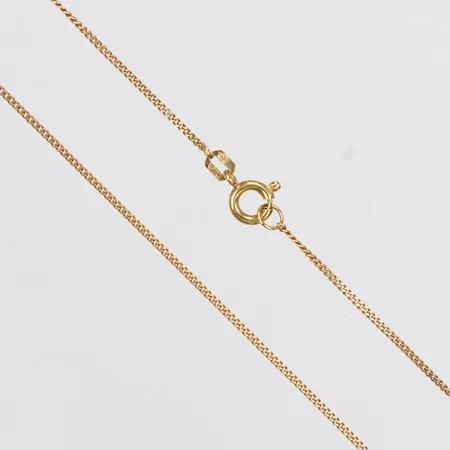Kedja, Pansar, längd 42cm, bredd 1mm, 18K Vikt: 2,2 g